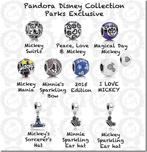 Pandora Disney Charms Available Monday- Preorder yours! -