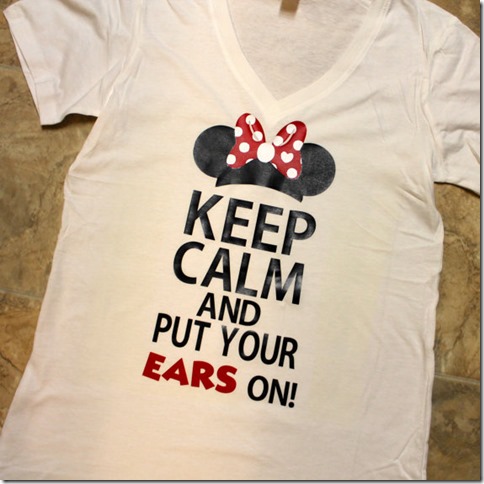 keep calm and put your ears on tee shirt