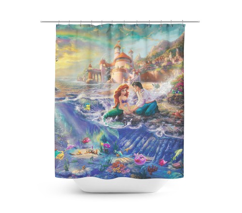 RainbowRules Ariel Shower Curtain