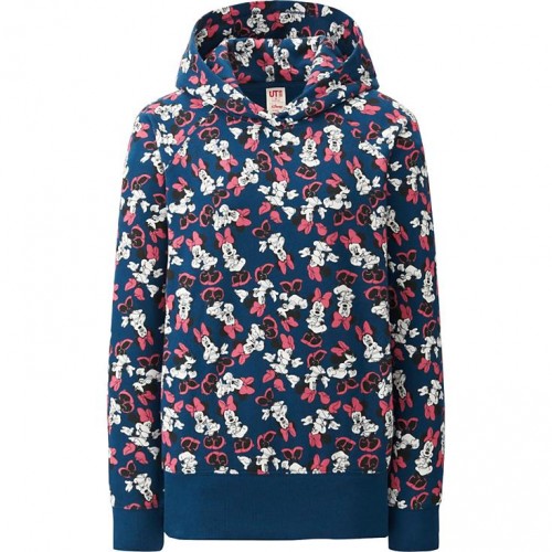 Uniqlo Minnie Mouse Colorful Pullover Hoodie