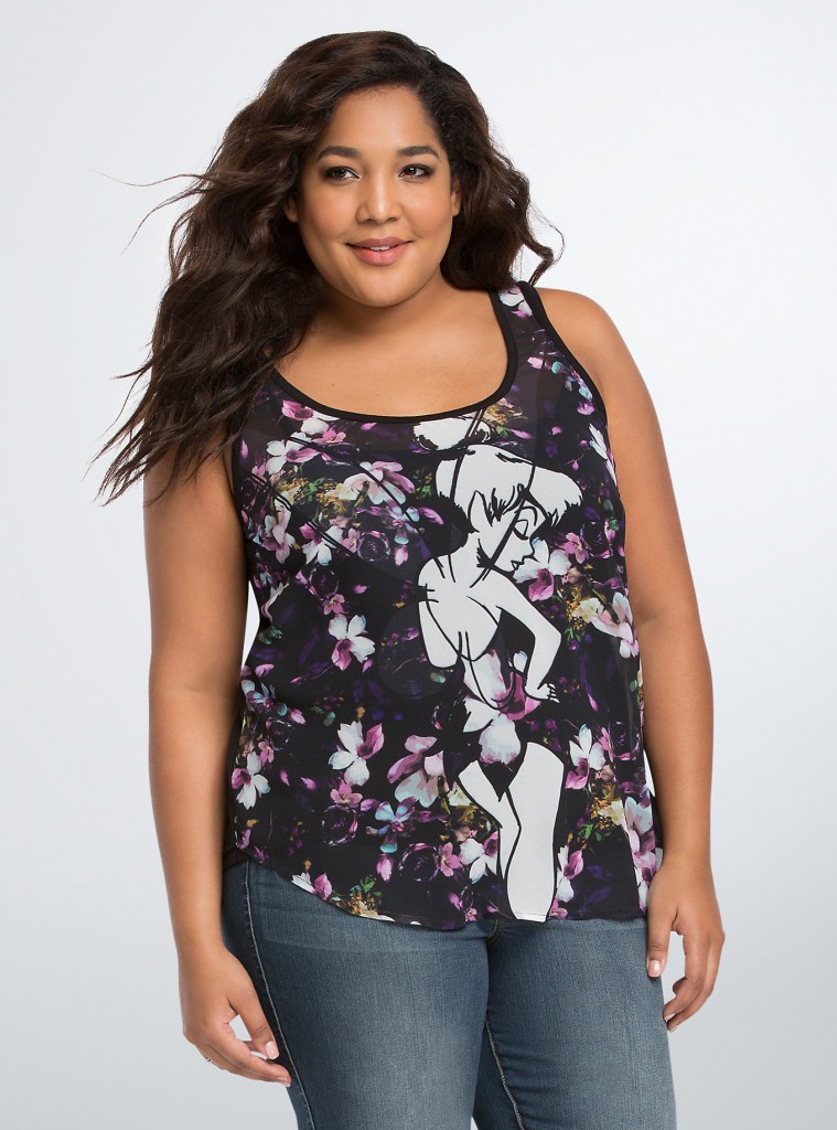 TinkerBell Floral Tank Top