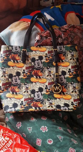 michael kors mickey mouse tote