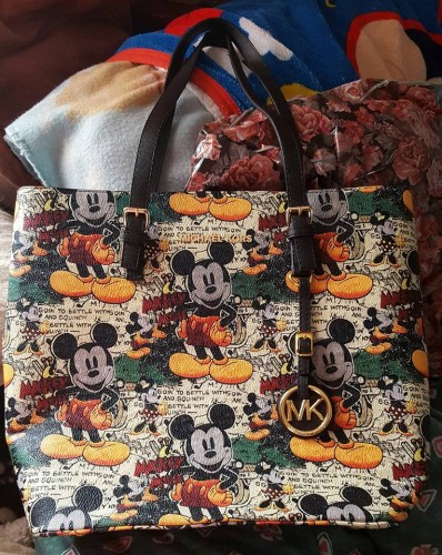 mickey mouse michael kors bag