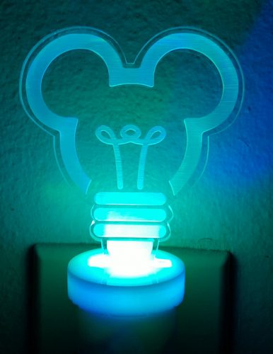 Mickey Mouse Night Light blue